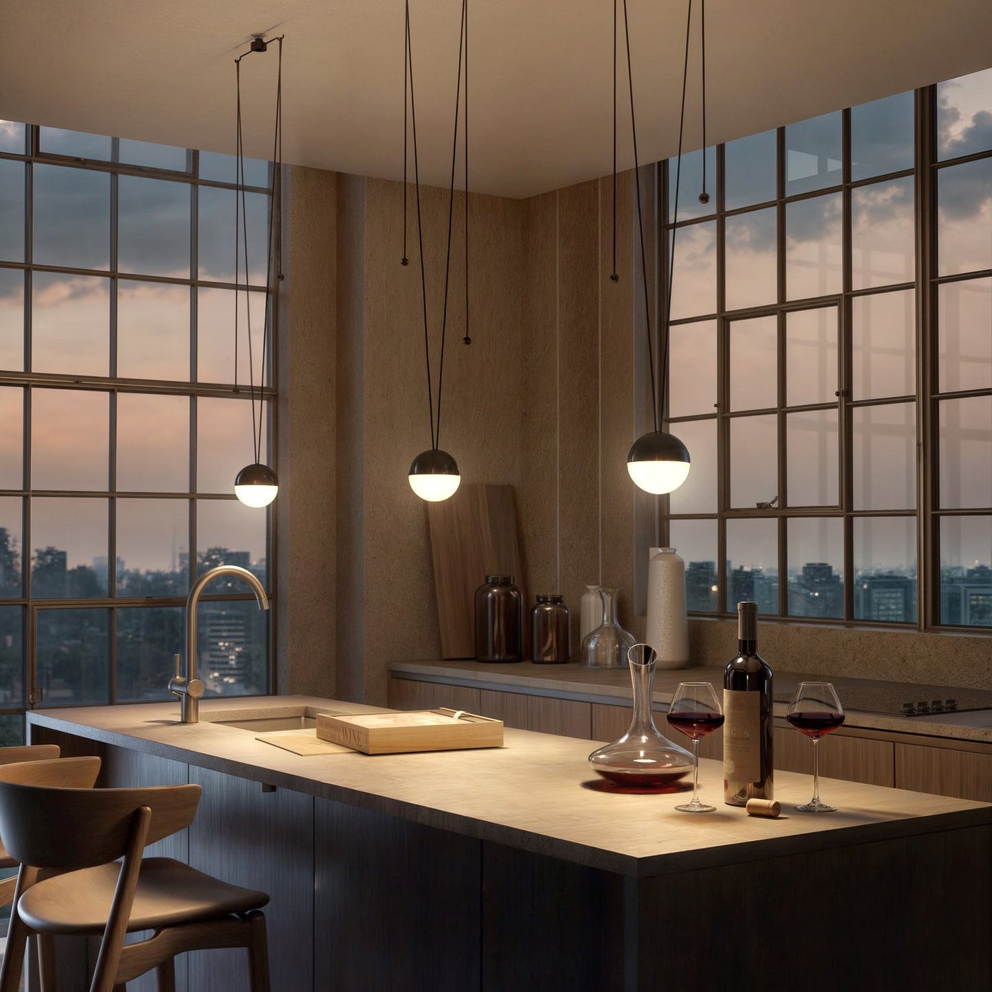 Albedo Zwart – Draadloze LED sfeerlamp voor warm licht, binnen & buiten