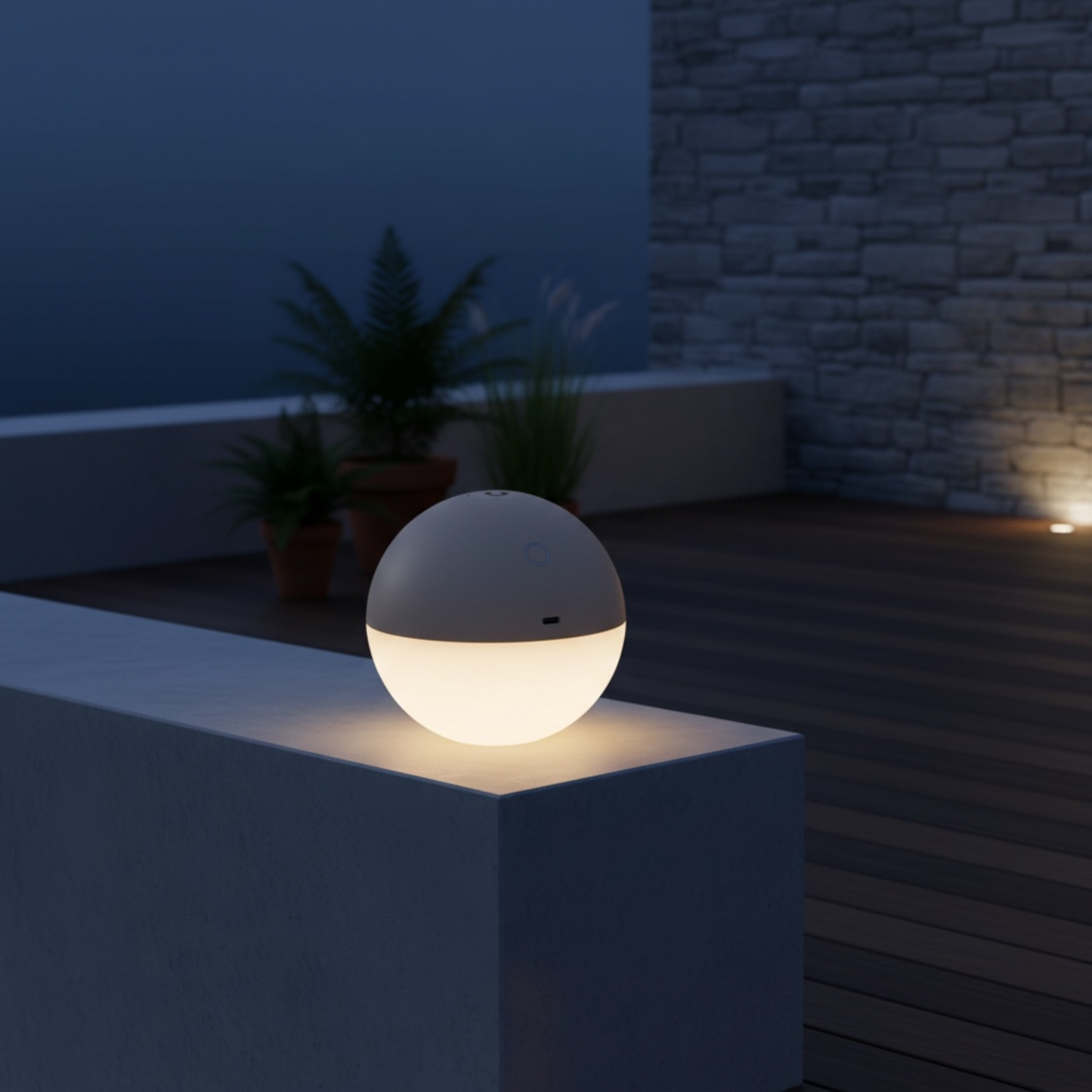 Albedo Sand – Draadloze LED sfeerlamp voor warm licht, binnen & buiten