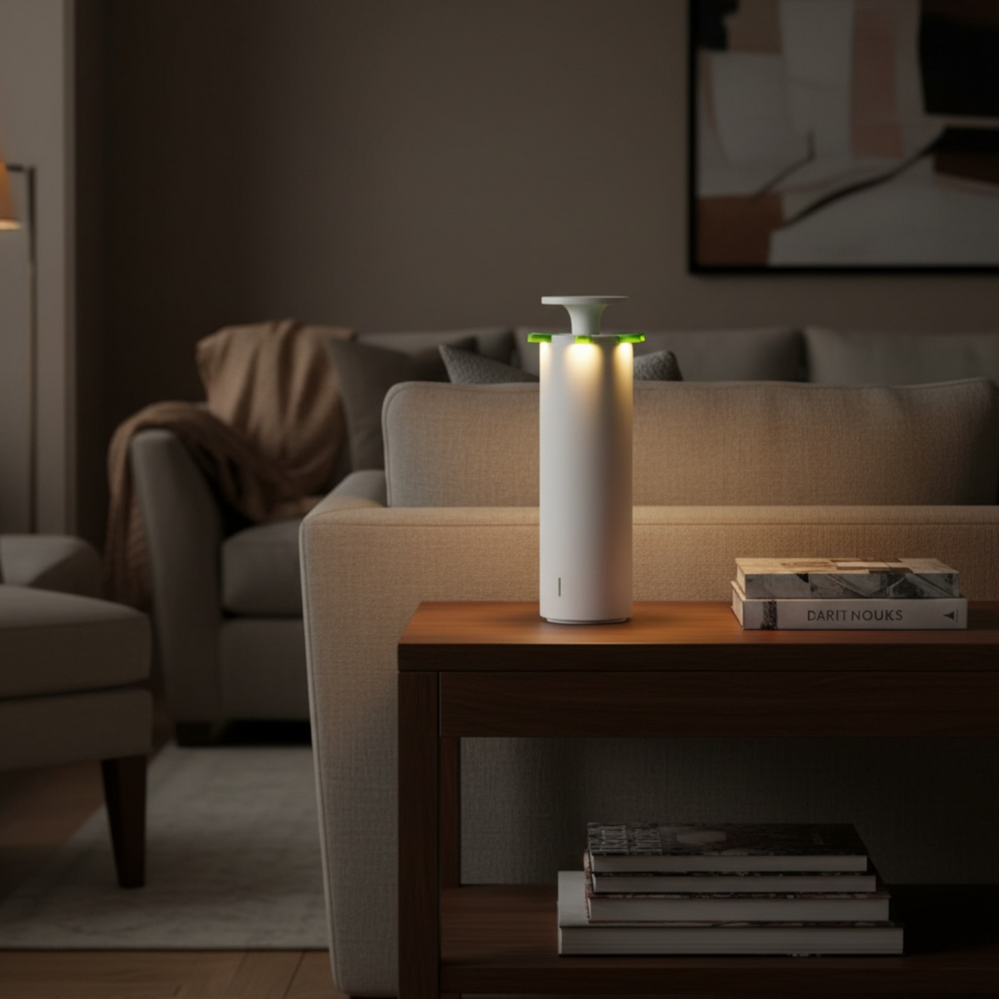 Firework Wit/Groen - draadloze lamp voor binnen