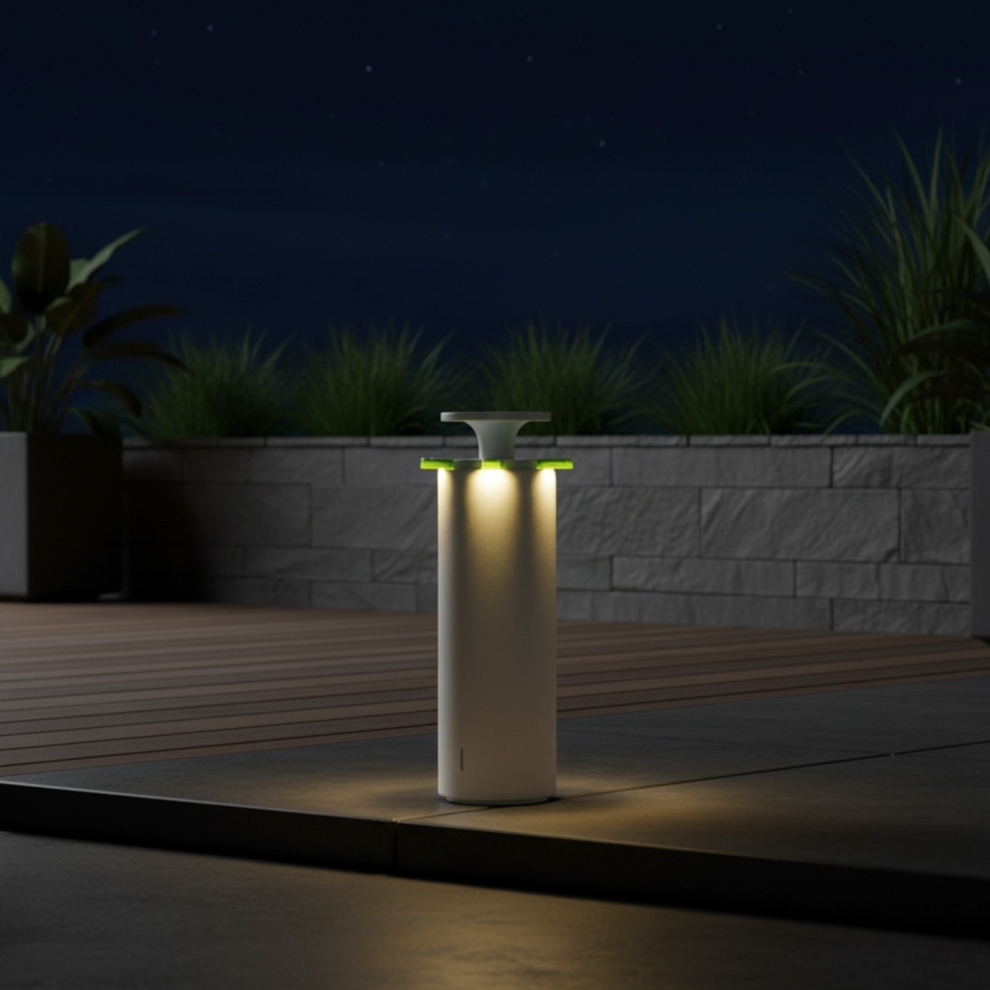 Firework Wit/Groen - draadloze lamp voor binnen