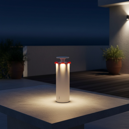 Firework Wit/Rood - draadloze lamp voor binnen