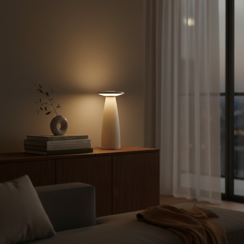 Flora Mini Zand - draadloze tafellamp