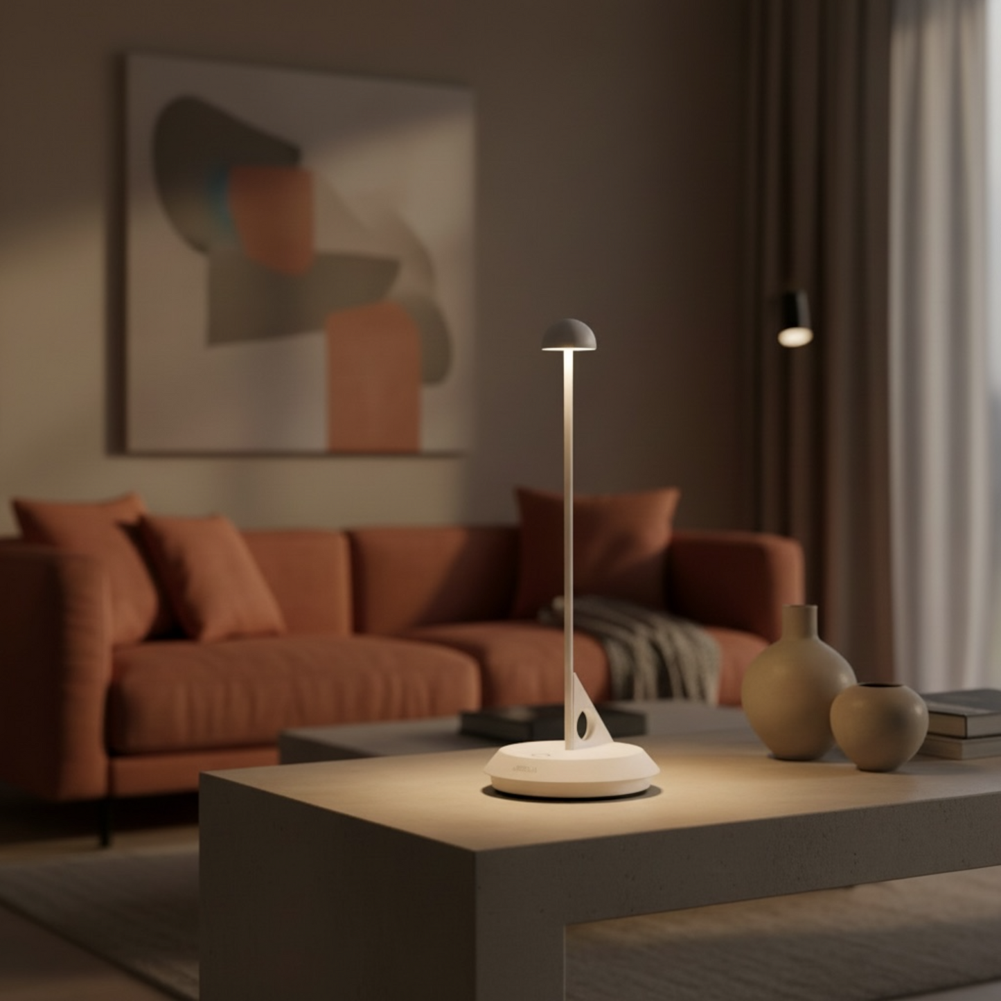 Lume Wit - draadloze lamp voor elke ruimte