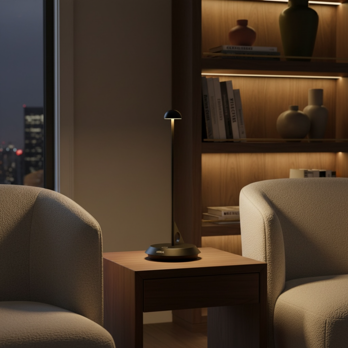 Lume Zwart - draadloze lamp voor elke ruimte