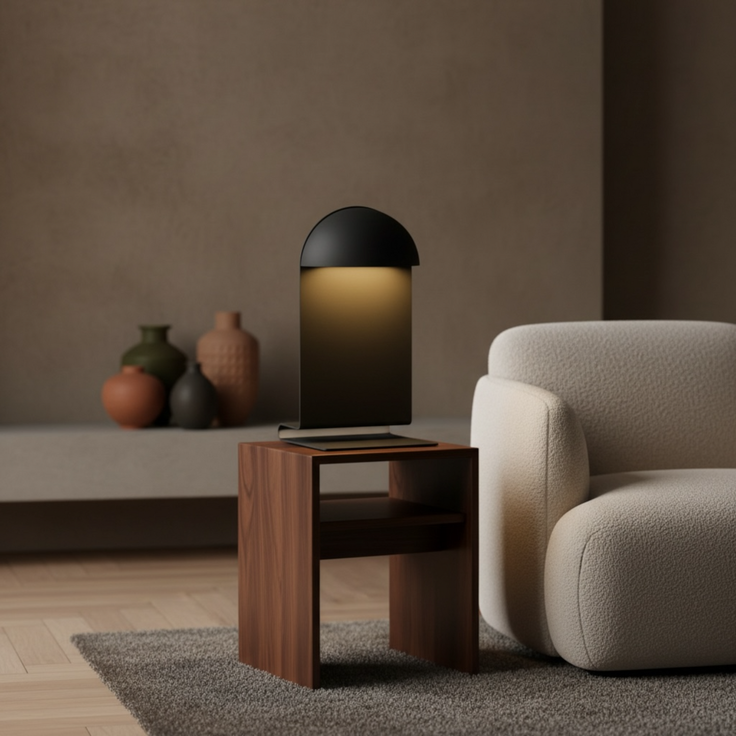 Midi Zwart - lamp voor moderne ruimtes