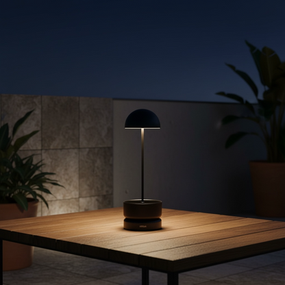 Basket Zwart - draadloze tafellamp voor binnen en buiten