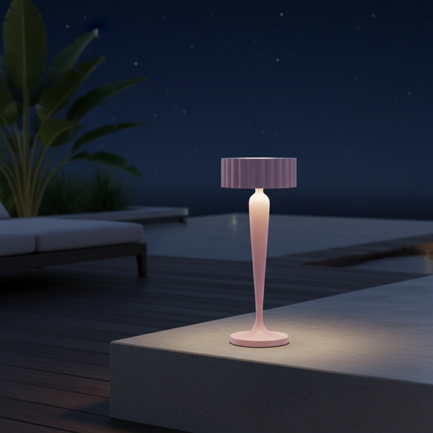 Twiggy Roze – Draadloze sfeerlamp voor binnen en buiten